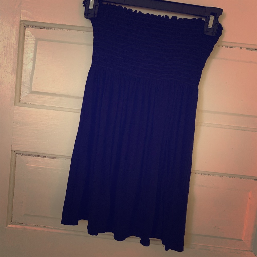 BCBG Black Strapless Tank Top